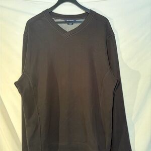Cutter & Buck Men's V-Neck Pullover Sweater /sweatshirt Charcoal size large